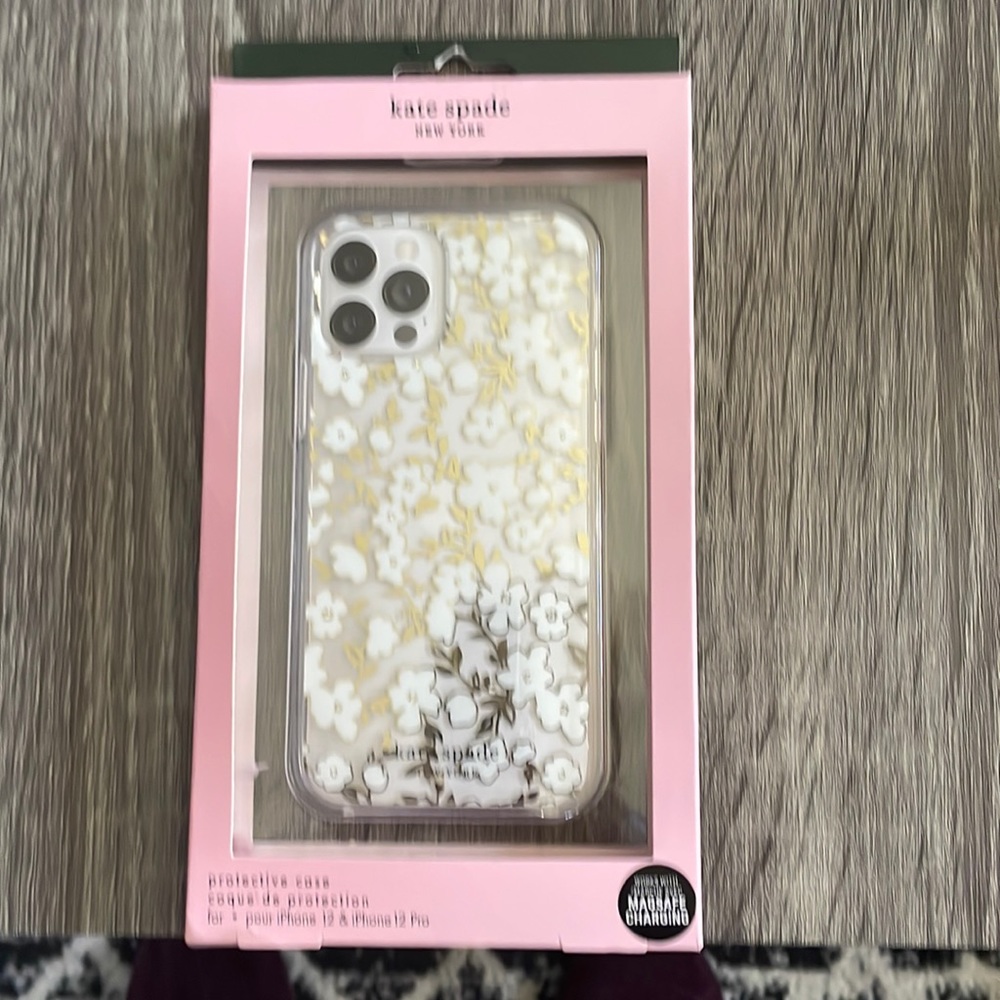 NWT Kate Spade iPhone case for 12 and 12 pro